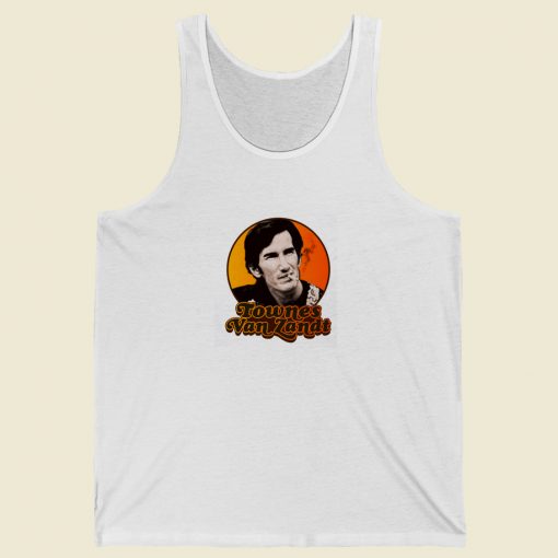 Townes Van Zandt Retro Tank Top