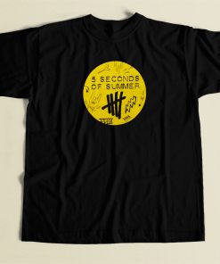 5 Seconds Of Summer Scribble Logo T Shirt Style