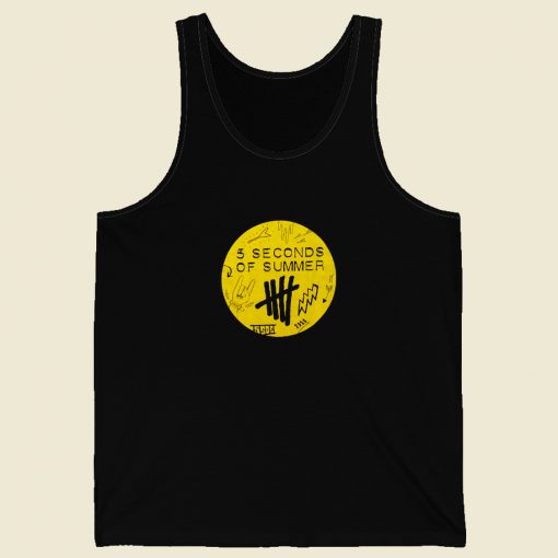 5 Seconds Of Summer Scribble Logo Tank Top