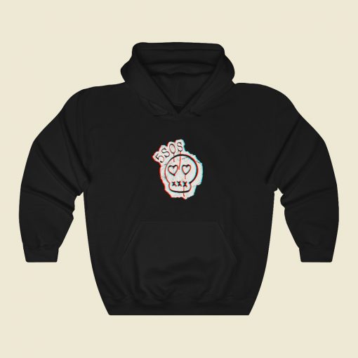 5SOS Heart Eyes Skull Hoodie Style