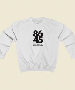 8645 Hate Is Not An American Value Sweatshirt Style