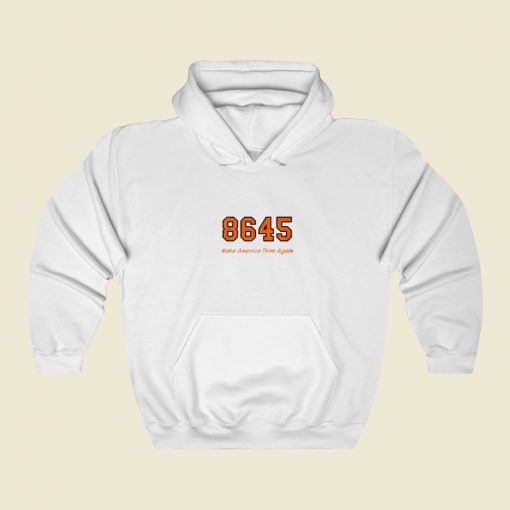 8645 Make America Think Again Hoodie Style