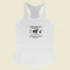 A Woman Cannot Survive On Wine Racerback Tank Top