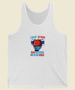 Abraham Lincoln Four Score Tank Top