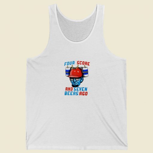 Abraham Lincoln Four Score Tank Top