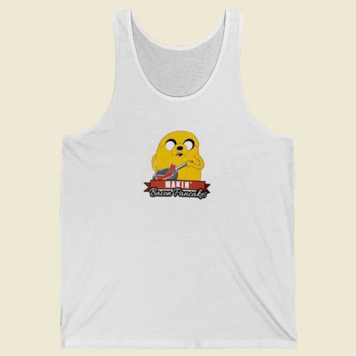 Adventure Time Jake Makin Bacon Tank Top