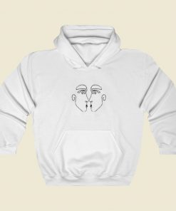 Aesthetic Face Art Hoodie Style