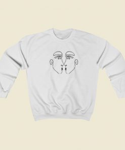 Aesthetic Face Art Sweatshirt Style