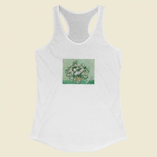 Aesthetic Flower Unisex Racerback Tank Top