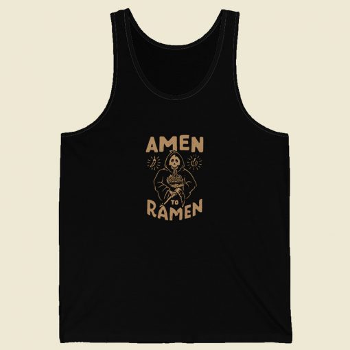 Amen For Ramen Funny Tank Top