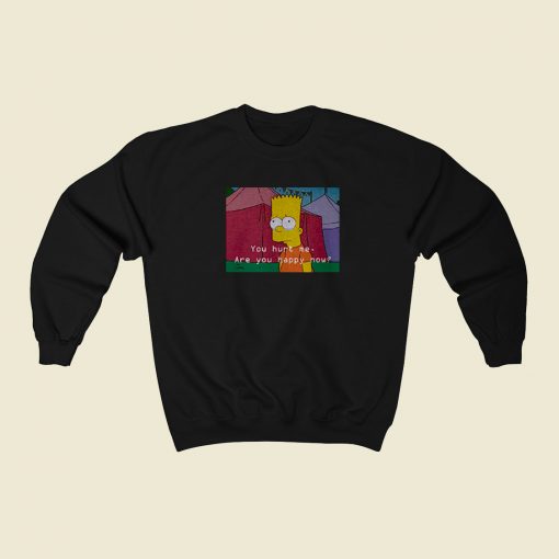 Bart Simpsons Are Sad Sweatshirt Style