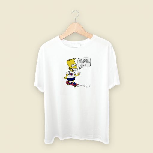 Bart Simpsons Enjoying The Ride T Shirt Style