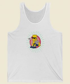 Bart Simpsons Glasses Tank Top