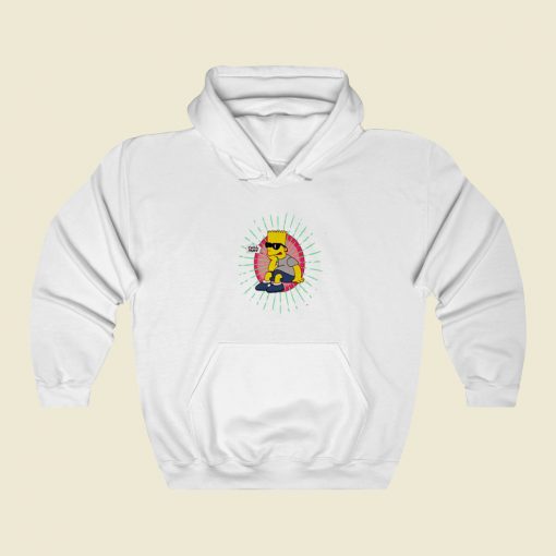 Bart Simpsons Glasses Hoodie Style