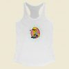 Bart Simpsons Glasses Racerback Tank Top