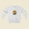 Bart Simpsons Glasses Sweatshirt Style