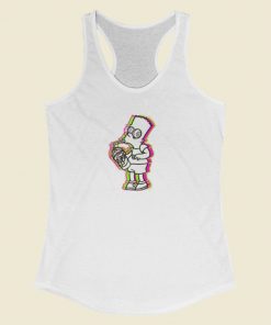 Bart Simpsons Squishee Racerback Tank Top