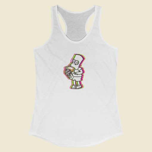 Bart Simpsons Squishee Racerback Tank Top