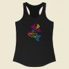 Burns Casino Neon Racerback Tank Top