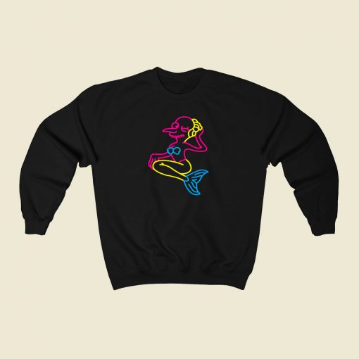 Burns Casino Neon Sweatshirt Style