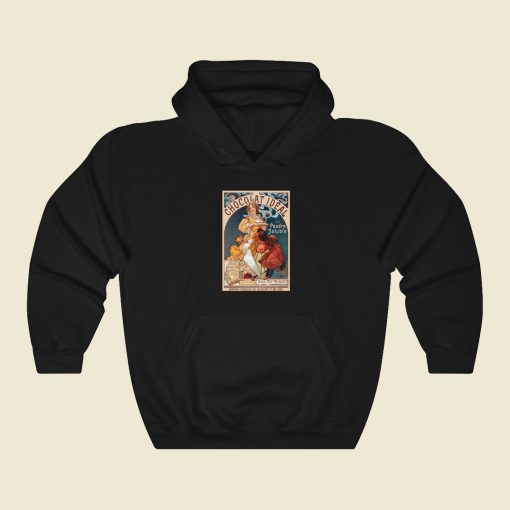 Chocolat Ideal Art Nouveau Vintage Hoodie Style