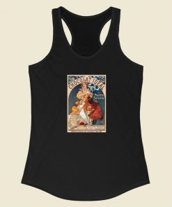 Chocolat Ideal Art Nouveau Vintage Racerback Tank Top