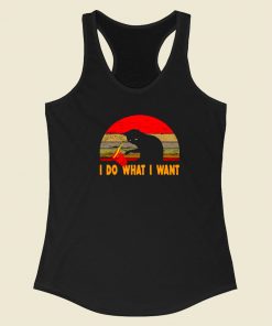 I Do What I Want Racerback Tank Top