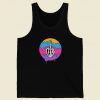 Middle Finger Skull Tank Top