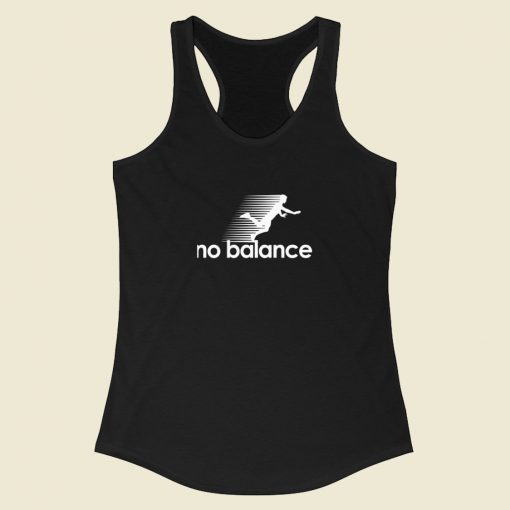 No Balance Logo Racerback Tank Top