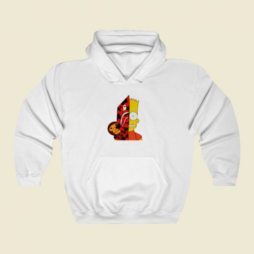 Official Bape x Bart Simpsons Hoodie Style