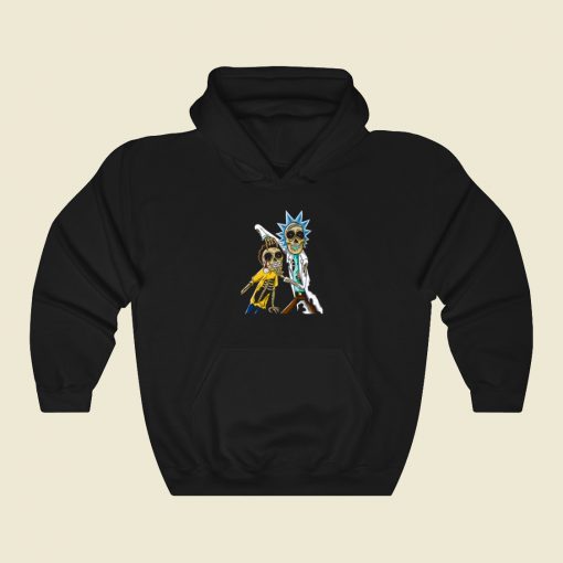 Rick And Morty Skull Funny Hoodie Style