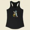 Rick And Morty Skull Funny Racerback Tank Top