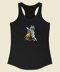 Rick And Morty Skull Funny Racerback Tank Top