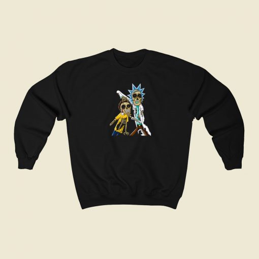 Rick And Morty Skull Funny Sweatshirt Style