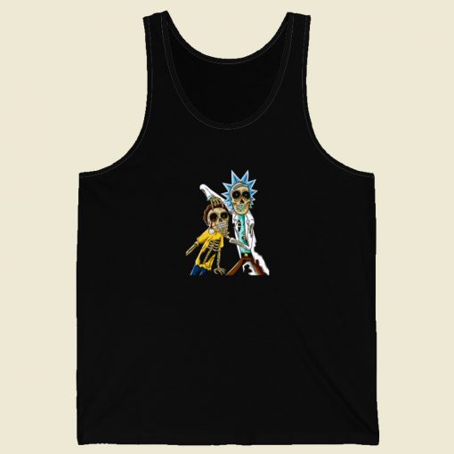 Rick And Morty Skull Funny Tank Top