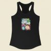 Rick and Morty Jungle Warp Faces Racerback Tank Top