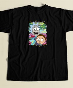 Rick and Morty Jungle Warp Faces T Shirt Style