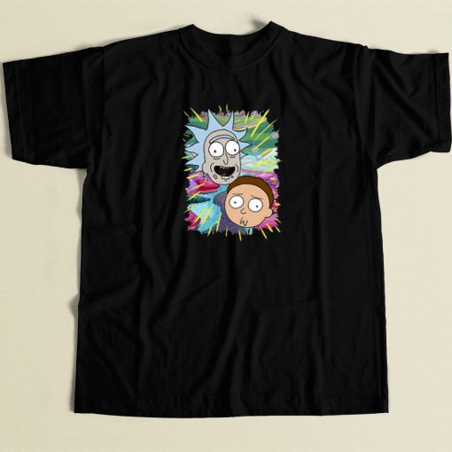 Rick and Morty Jungle Warp Faces T Shirt Style