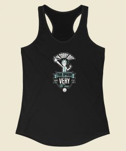 Rick and Morty The Opinion Racerback Tank Top