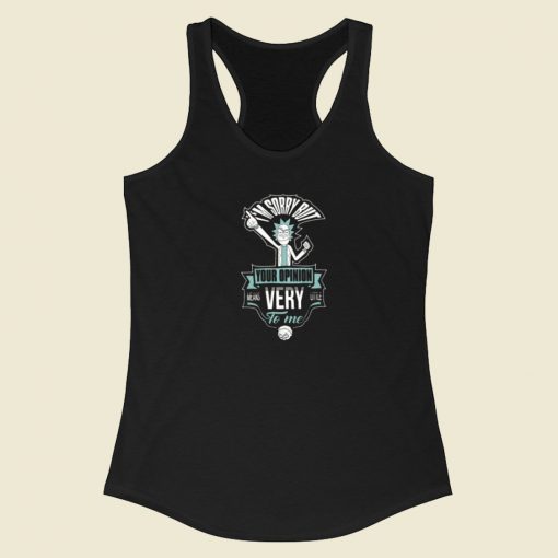 Rick and Morty The Opinion Racerback Tank Top