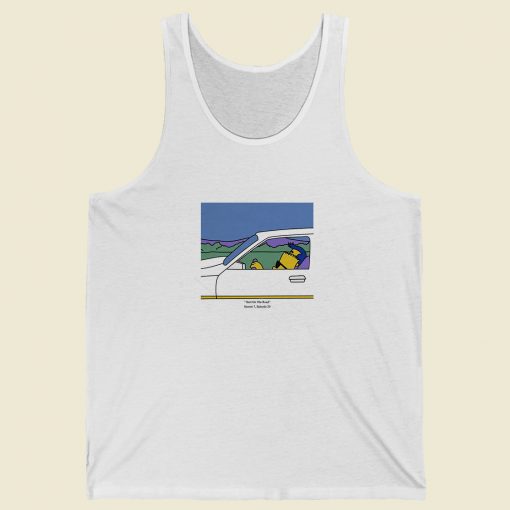 Funny Scenic Simpsons Tank Top