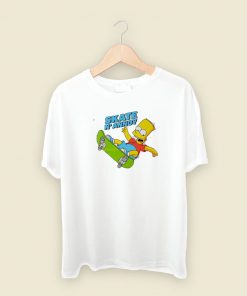 The Simpsons Boys Skate Funny T Shirt Style