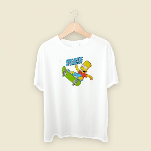 The Simpsons Boys Skate Funny T Shirt Style