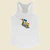 The Simpsons Gone Sledding Racerback Tank Top