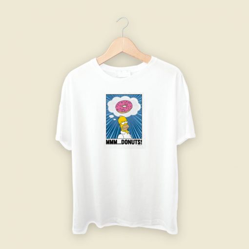 The Simpsons Homer Mmm Donuts T Shirt Style