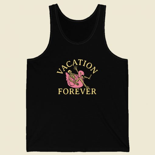 Vacation Forever Chill Skull Tank Top