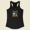 You Just Fold It In Vintage Racerback Tank Top