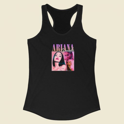 Ariana Grande Retro Style Racerback Tank Top