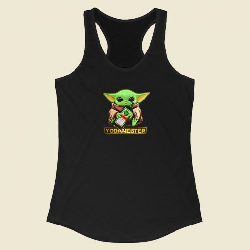 Baby Yodarmeister 80s Retro Racerback Tank Top