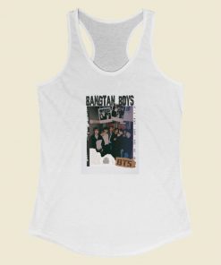 Bangtan Boys Vintage Racerback Tank Top